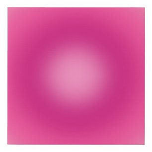 Pink Gradient Faux Canvas Print