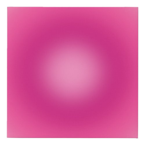 Pink Gradient Faux Canvas Print