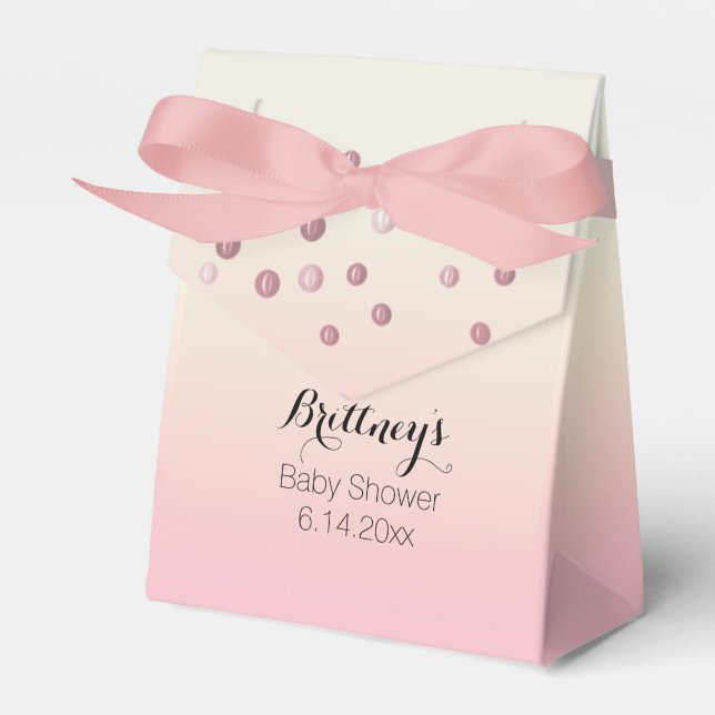 Pink Gradient Favor Boxes (Front Side)