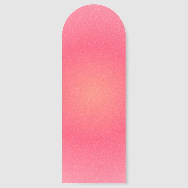 Pink Gradient Glitter Custom Bookmark (Front)