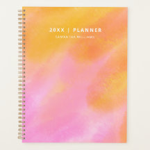 Pink Gradient Modern Stylish Undated