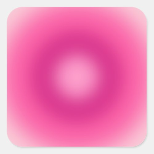 Pink Gradient Square Sticker