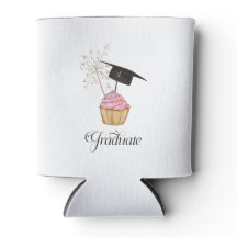 Pink Graduation Cupcake Graduate