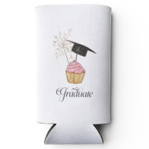 Pink Graduation Cupcake Graduate