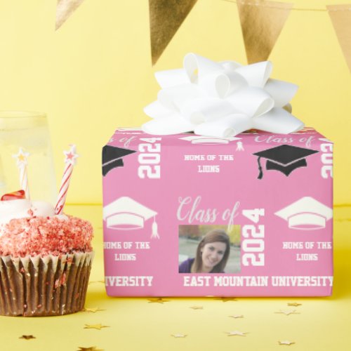 Pink Graduation Ideas _ Graduation Gift Wrap