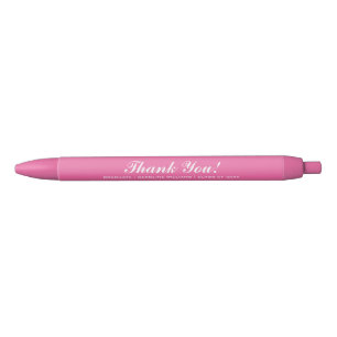 Pink Graduation Party Custom Favor Pens