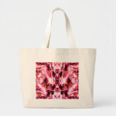 Graffiti spray paint pink sparkling heart design tote bag