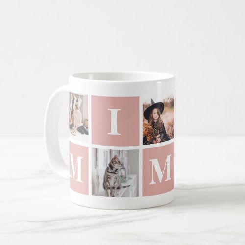 Pink Grandmother Photo Collage Mimi Coffee Mug