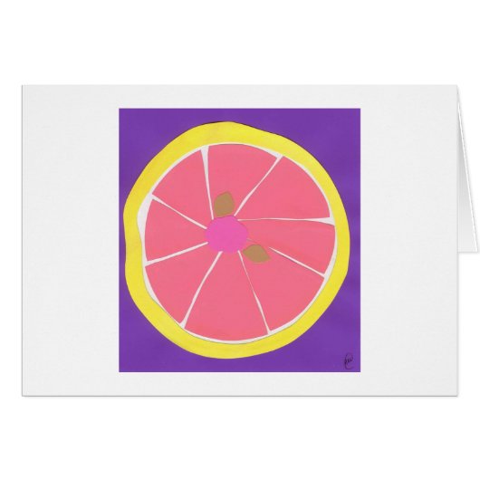 Pink Grapefruit Cards (Front Horizontal)