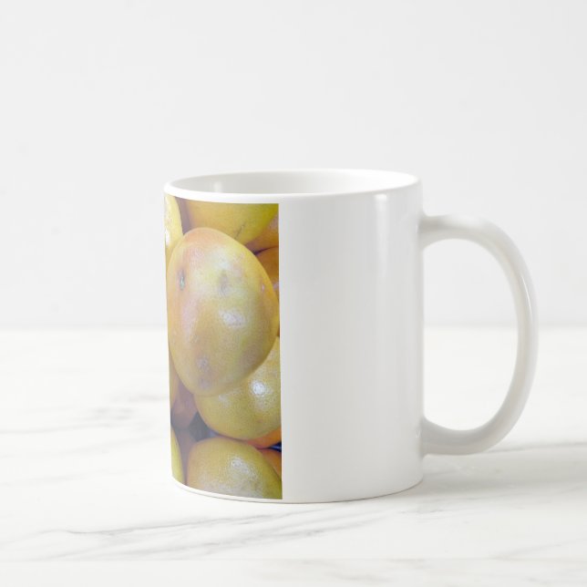 Pink Grapefruit Coffee Mug (Right)