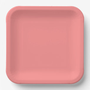 Pink Grapefruit  Paper Plates