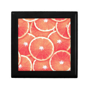 Pink grapefruit slices gift box