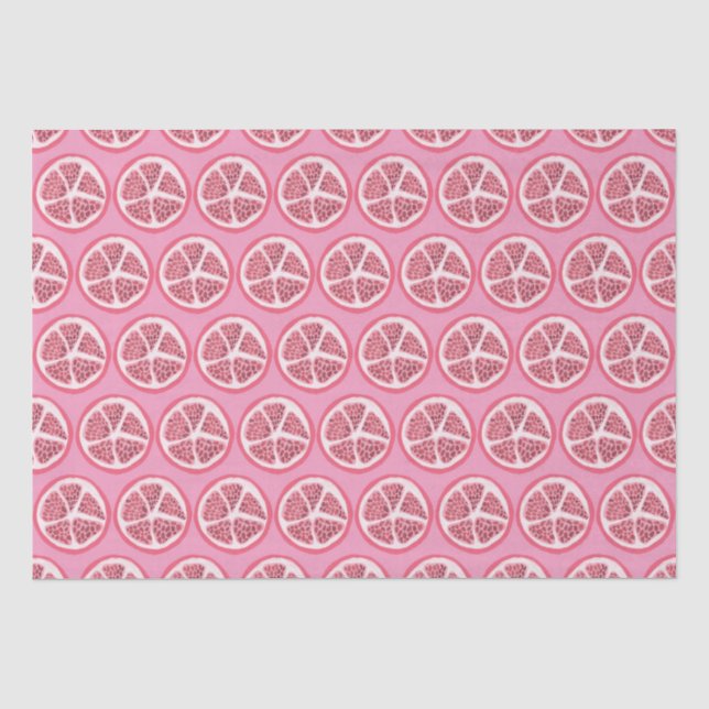 Pink Grapefruit Tissue Paper (Front)