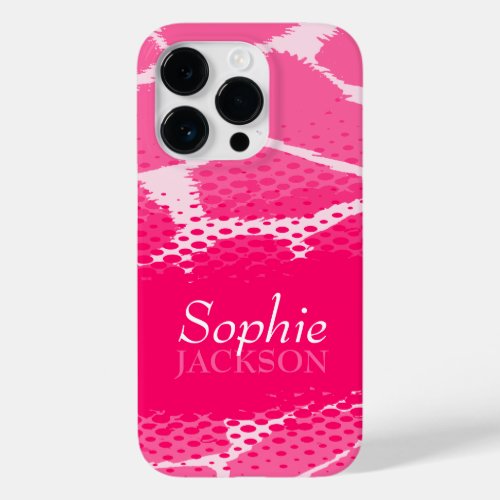 Pink graphic animal iPhone case