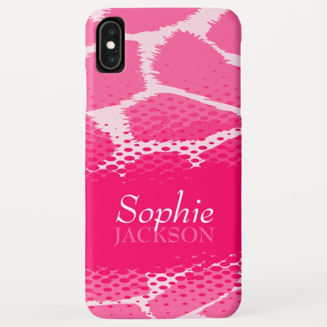 Pink graphic animal print Case-Mate iPhone case (Back)