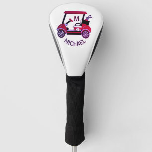 Pink Graphic Design, Premium leather Golf Head Cover