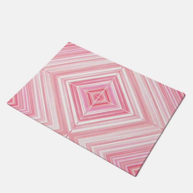 Pink Graphical Doormat (Angled)