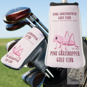 Pink Grasshopper Golf Club Head Cover