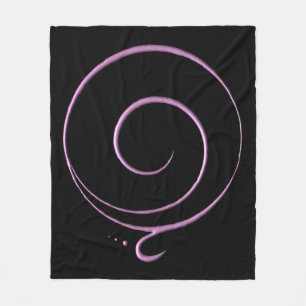 Pink Gratitude Fleece Blanket