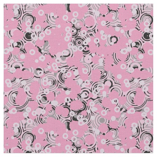pink gray and black abstract fabric
