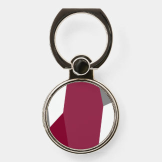 Pink Gray and White Abstract Phone Ring Stand