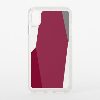 Pink Gray and White Abstract Speck iPhone XS Max Case