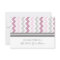 Pink Gray Chevron Bridal Lunch Invitation Cards