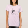 Pink Gray Cleaning Services Residence Keeping T-Shirt