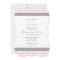 Pink Gray Damask Engagement Party Invitations