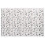 Pink &amp; Gray Floral Watercolor Pattern Fabric