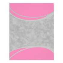 Pink Gray Frame Flyer Background