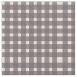 Pink Gray Gingham Pattern  Fabric