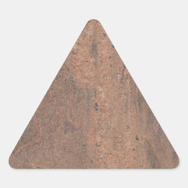 Pink & Gray Marble Triangle Sticker (Front)