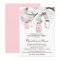 Pink & Gray Mason Jars Engagement Party Invitation