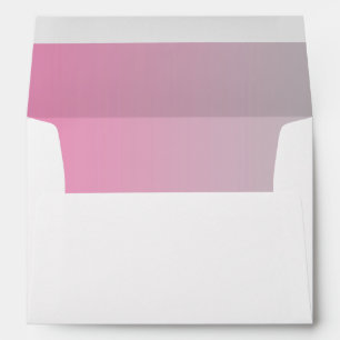 Pink & Gray Ombre Envelope
