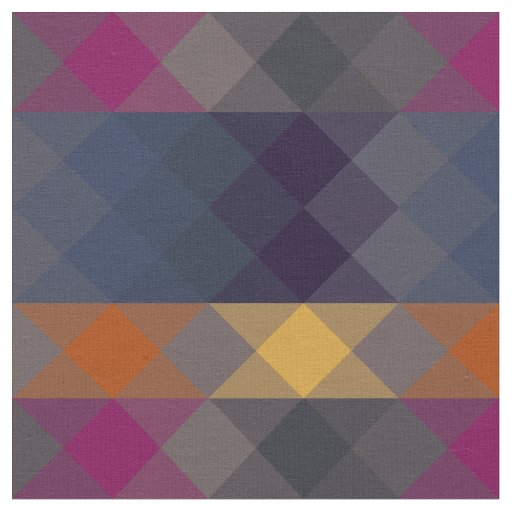 pink gray purple orange and blue geometric fabric
