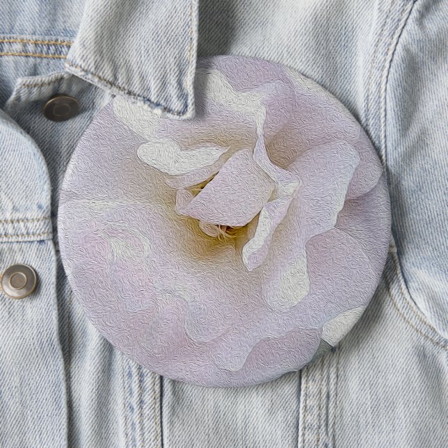 Pink gray rose button (In Situ)