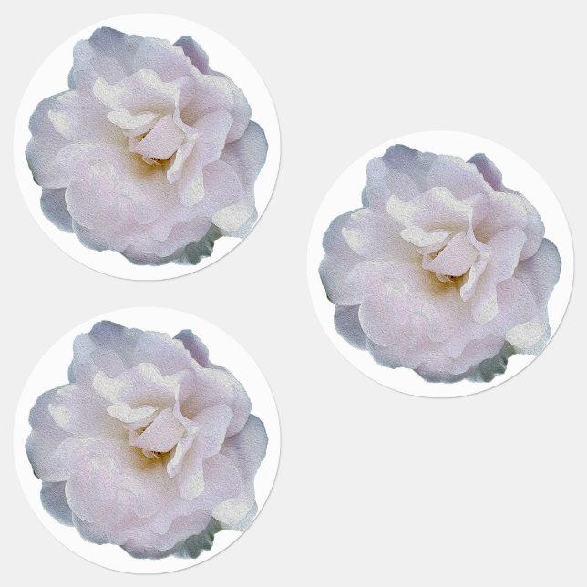 Pink gray rose labels (Group)