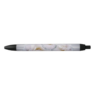 Pink gray roses pen
