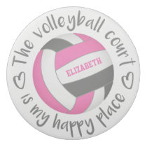 pink black athlete name jersey number volleyball face mask