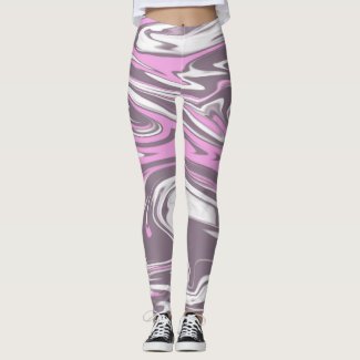 Pink Gray White Marble