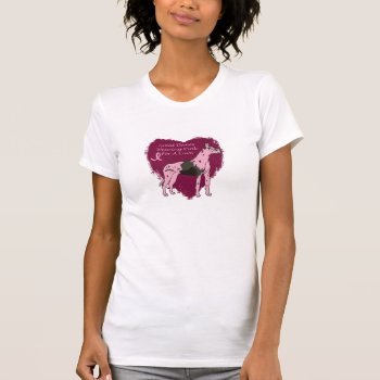 Pink Great Dane T-shirt by freespiritdesigns at Zazzle