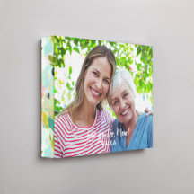 Pink Green Abstract Floral Pattern Edge Photo