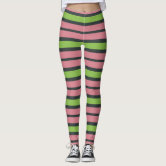 Pink Stripe Women's Leggings