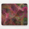 Pink, Green & Black Fractal Mousepad