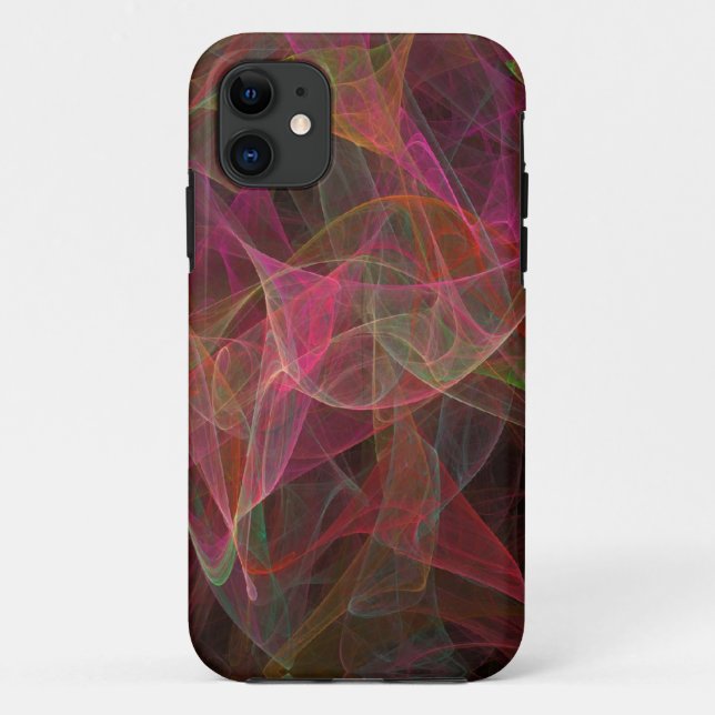 Pink Green & Black iPhone 5 Case-Mate Barely There Case (Back)