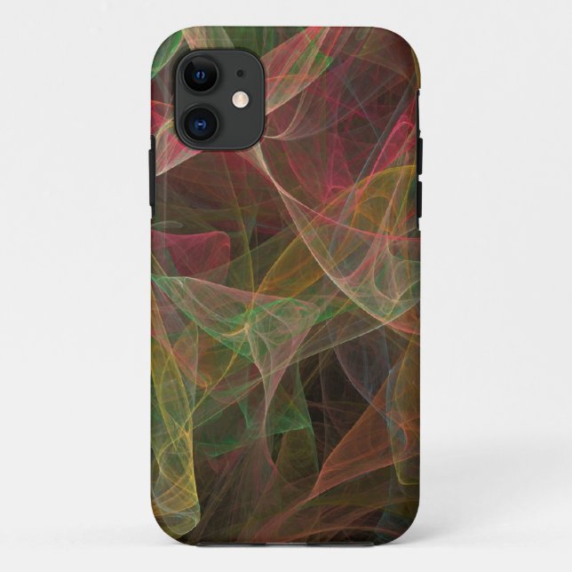 Pink, Green & Black iPhone 5 Custom Case-Mate ID Case (Back)