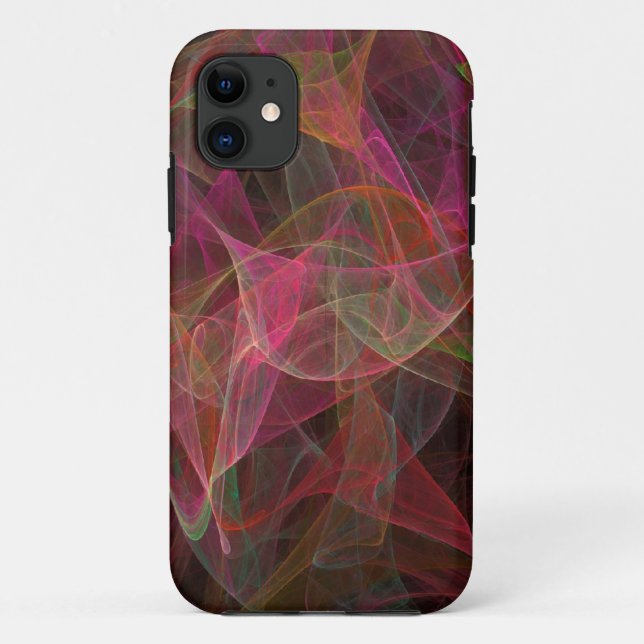 Pink, Green & Black iPhone 5 Custom Case-Mate ID Case (Back)