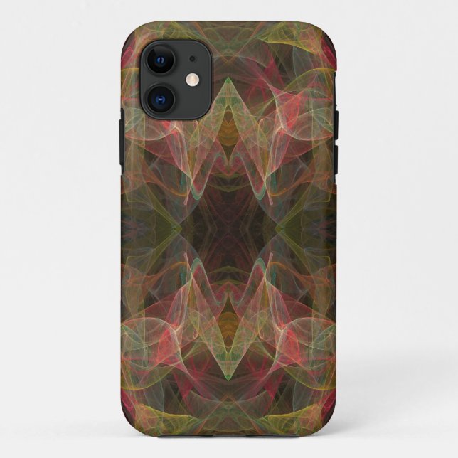 Pink, Green & Black iPhone 5 Custom Case-Mate ID Case (Back)