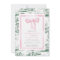 Pink & Green Bow Chinoiserie Monogram Baby Shower